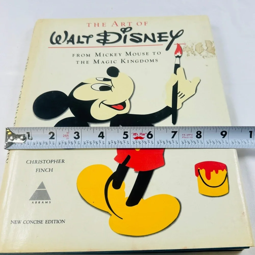 VTG Art of Walt Disney 1975 Coffee Table Book Hardcover Collectible _ Dust Cover